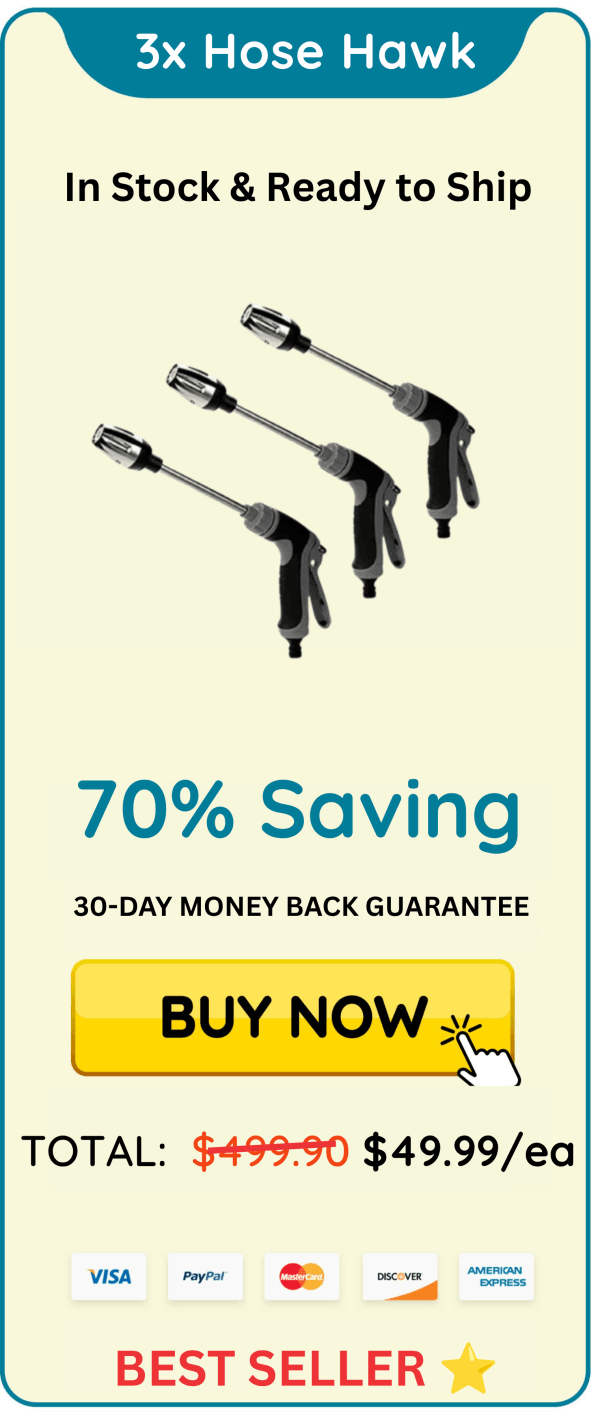 70% Discount for triple Hose Hawk